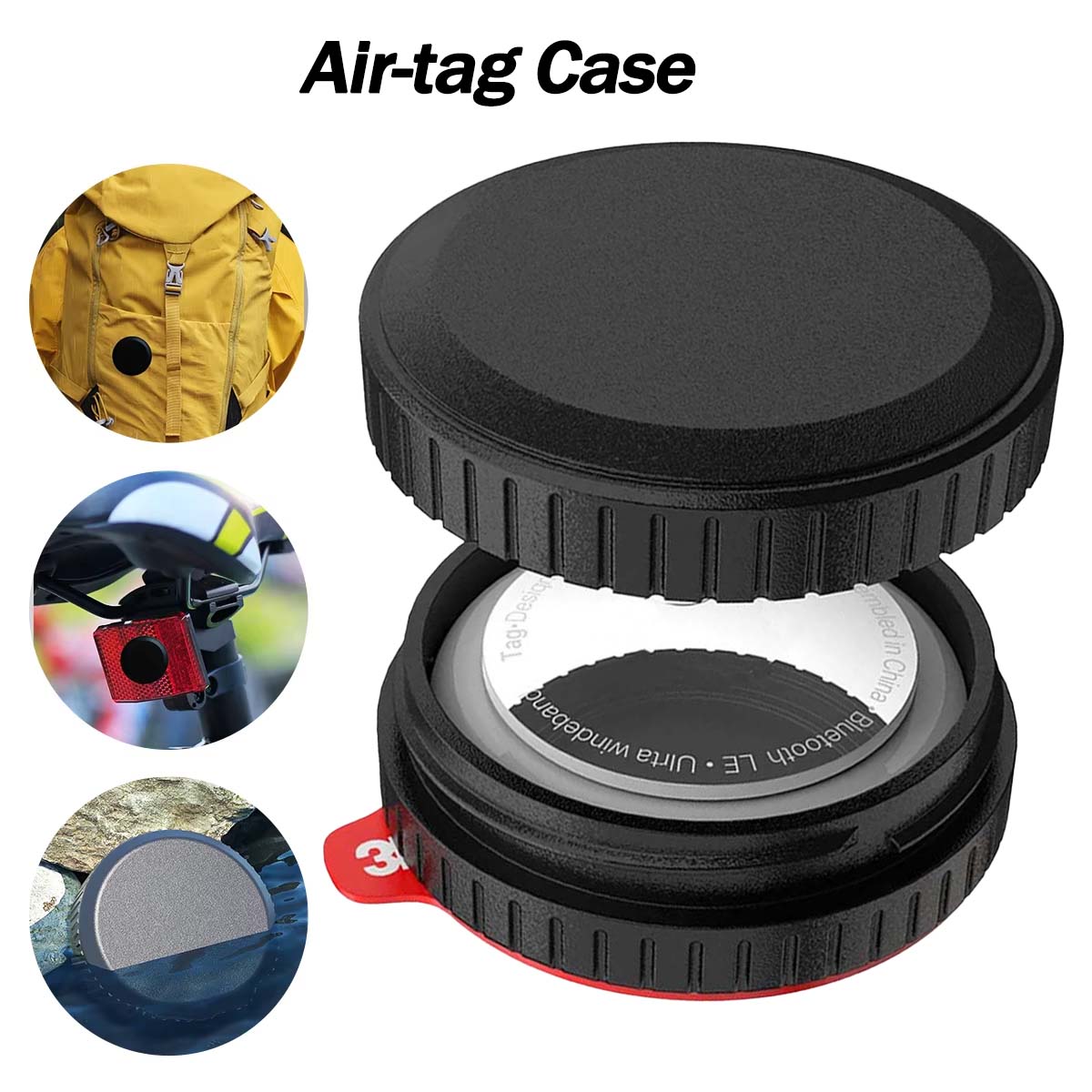 Airtag Holder Case - Waterproof Shockproof Protective Cover Case for