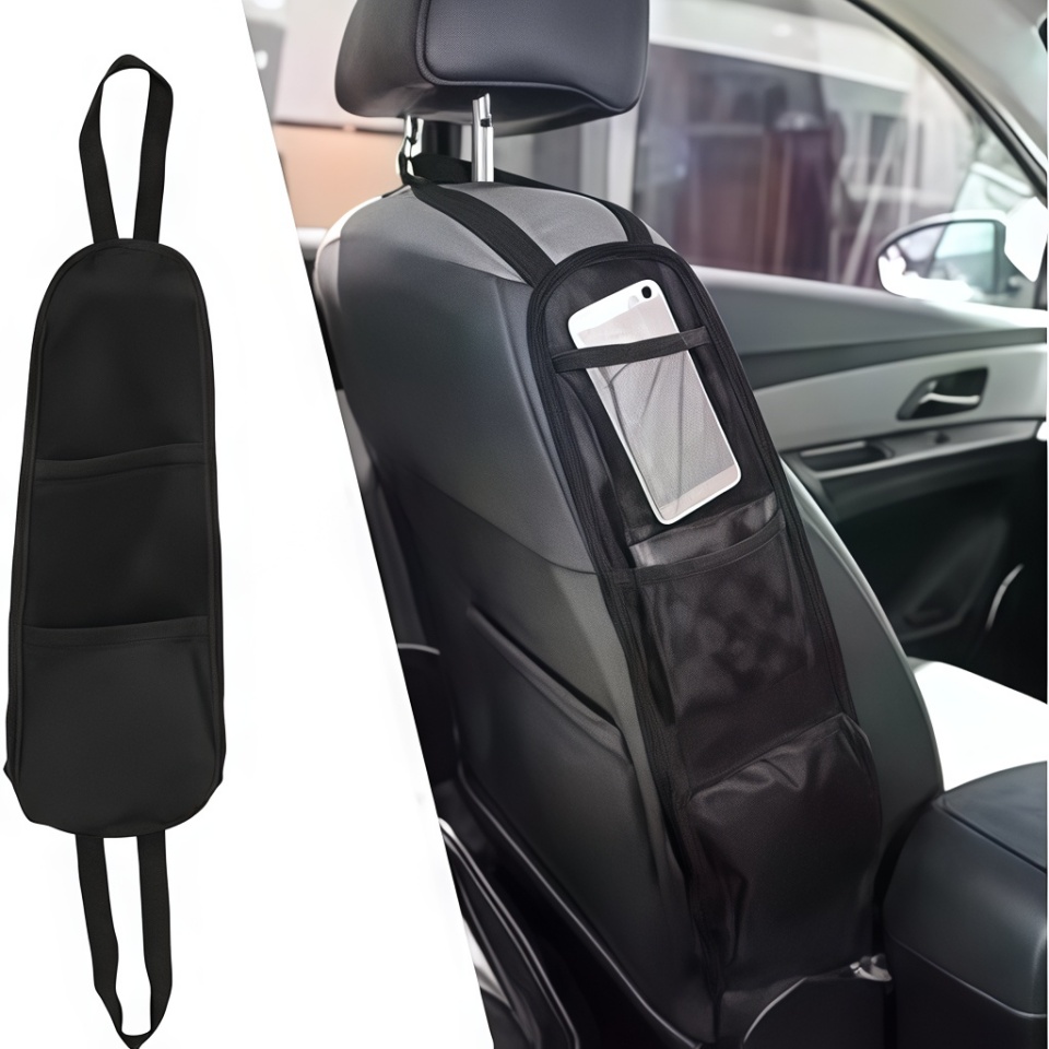 Phone Accessories Organizer - Car Seat Organizer Pouch - Side