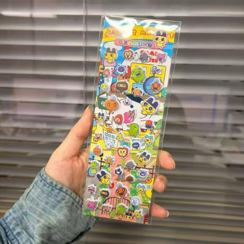 Phone Accessories Diy - 6Pcs Tamagotchi Cartoon Bubble Stickers Creativity
