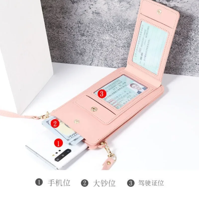 Phone Accessories Organizer - Crossbody Mobile Phone Bag for Women
