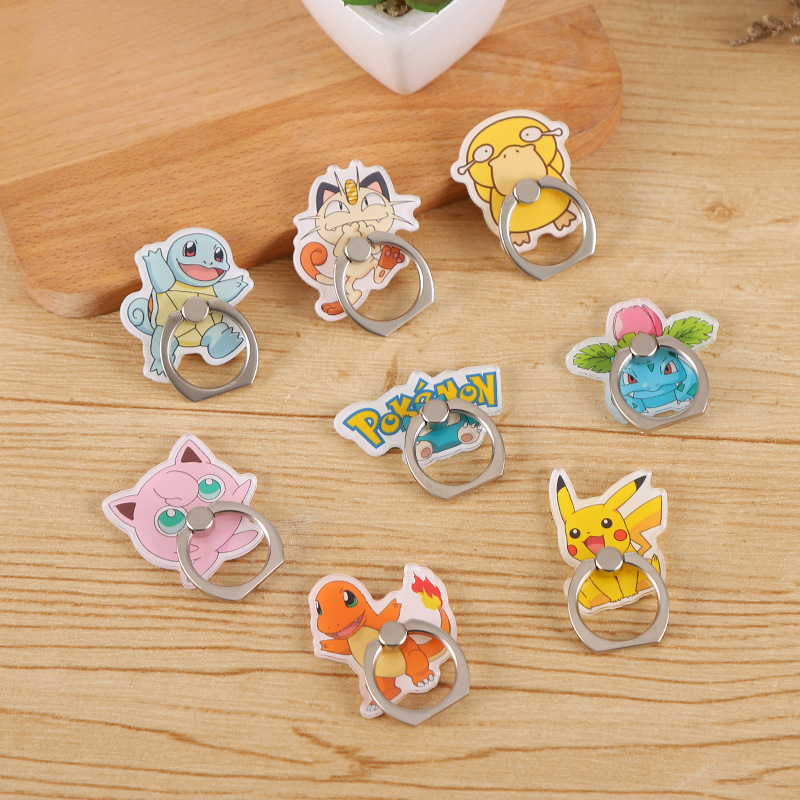 Phone Accessories Ring Holder - Anime Pokemen Pikachu Phone Ring Holder