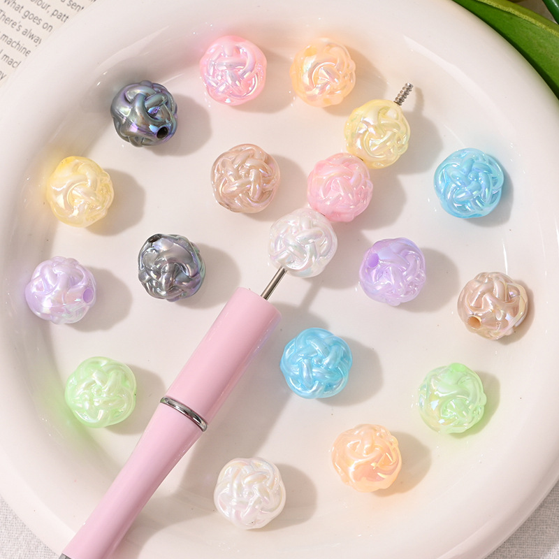 10Pcs Acrylic Yarn Ball Beads, - Phone Accessories Diy review and price