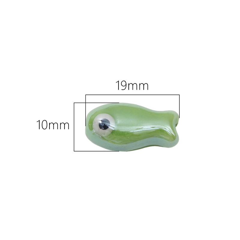 10Pcs Vintage Fish Ceramic Bea - Phone Accessories Diy review and price