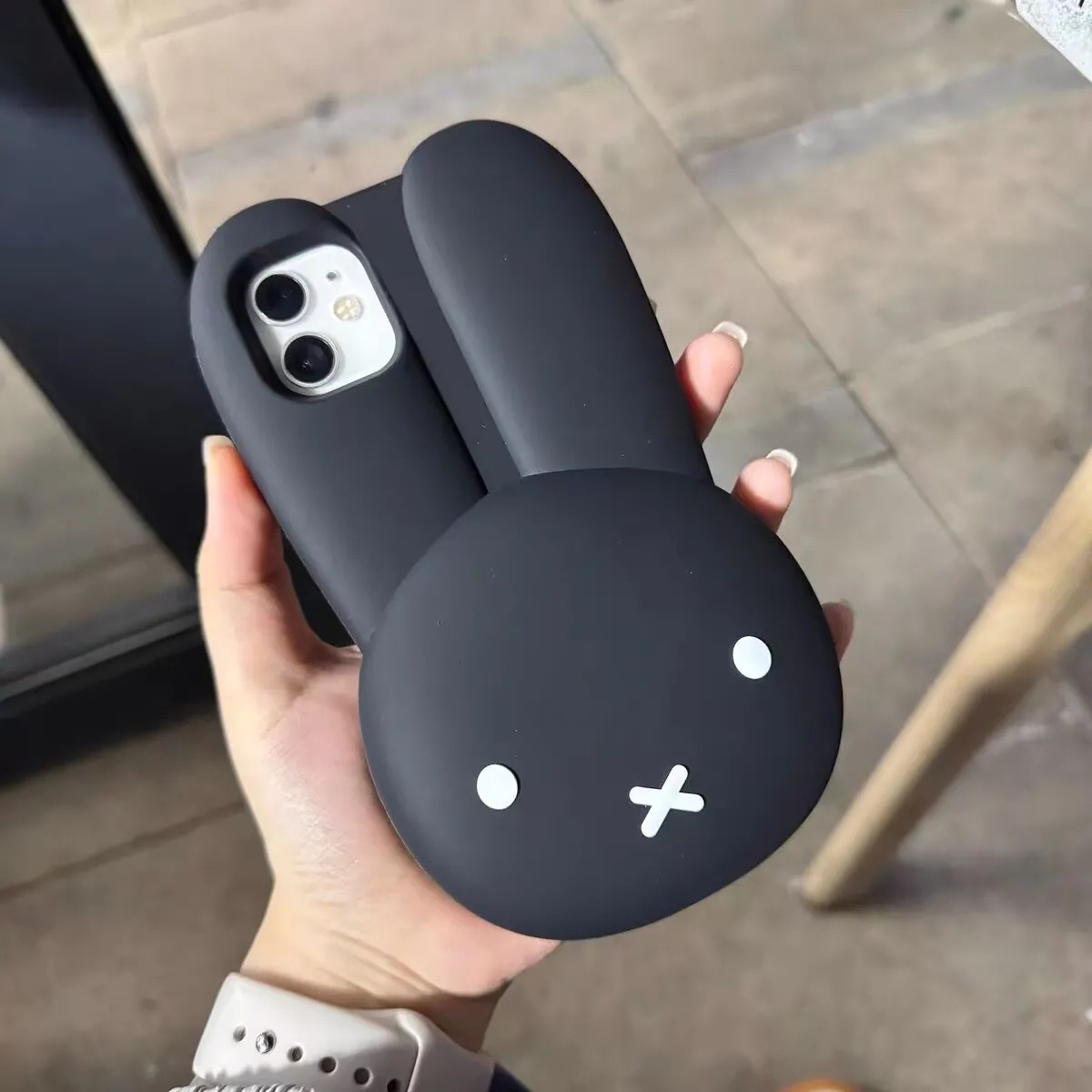Miffy Rabbit Black Silicone Ph - Phone Accessories Images review and price
