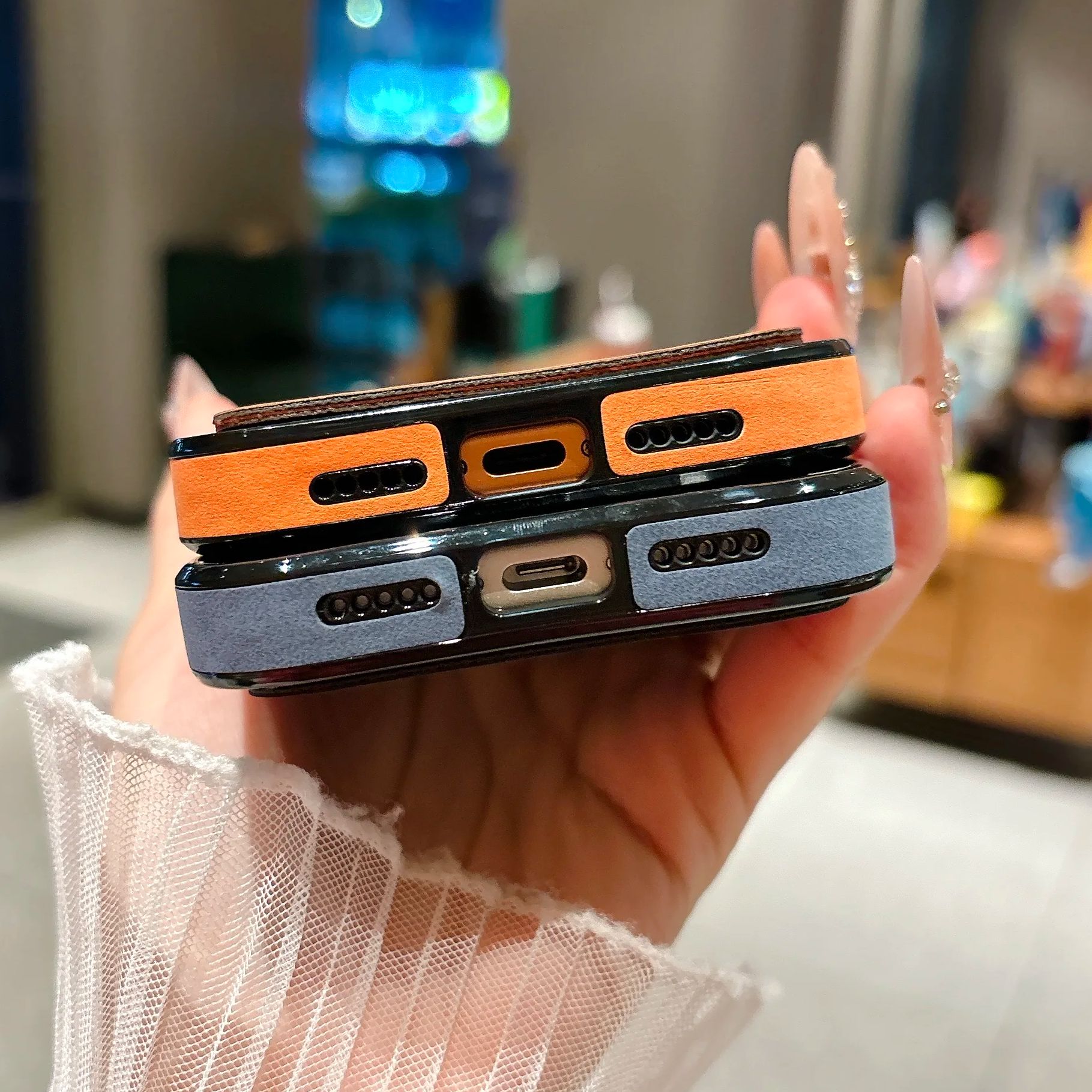 Wallet Card Holder Suede Leath - Phone Accessories Hippers review and price