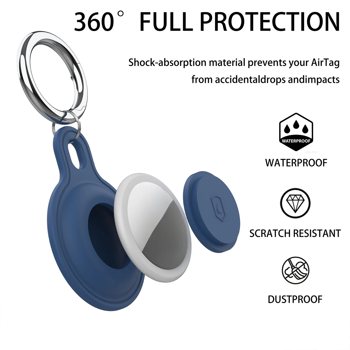 Waterproof Case for Airtag Key - Airtag Holder Case review and price