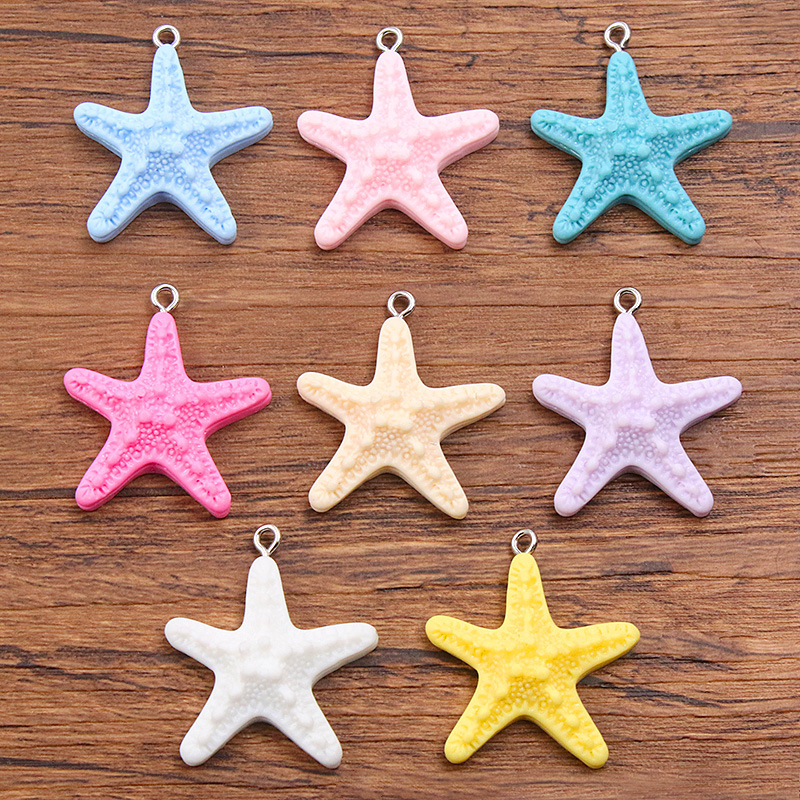 10Pcs Dopamine Color Starfish  - Phone Accessories Diy review and price