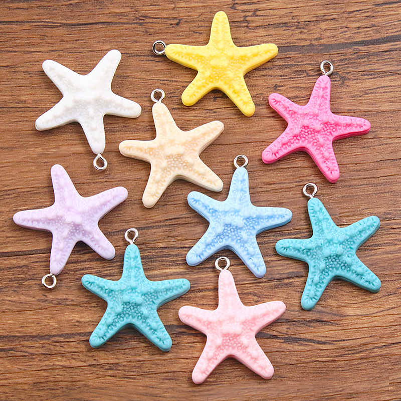 10Pcs Dopamine Color Starfish  - Phone Accessories Diy review and price