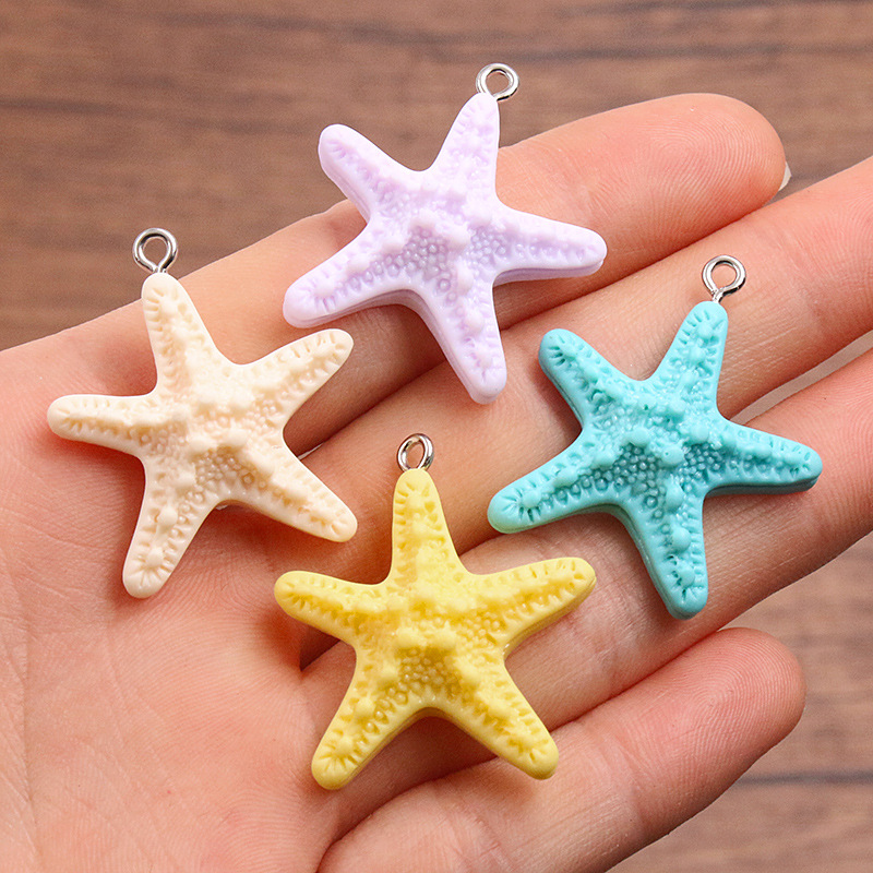 10Pcs Dopamine Color Starfish  - Phone Accessories Diy review and price