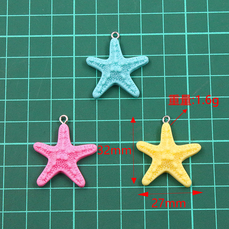 10Pcs Dopamine Color Starfish  - Phone Accessories Diy review and price