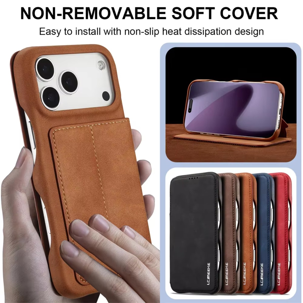 Leather Wallet Magnetic Flip C - Phone Accessories Hippers review and price