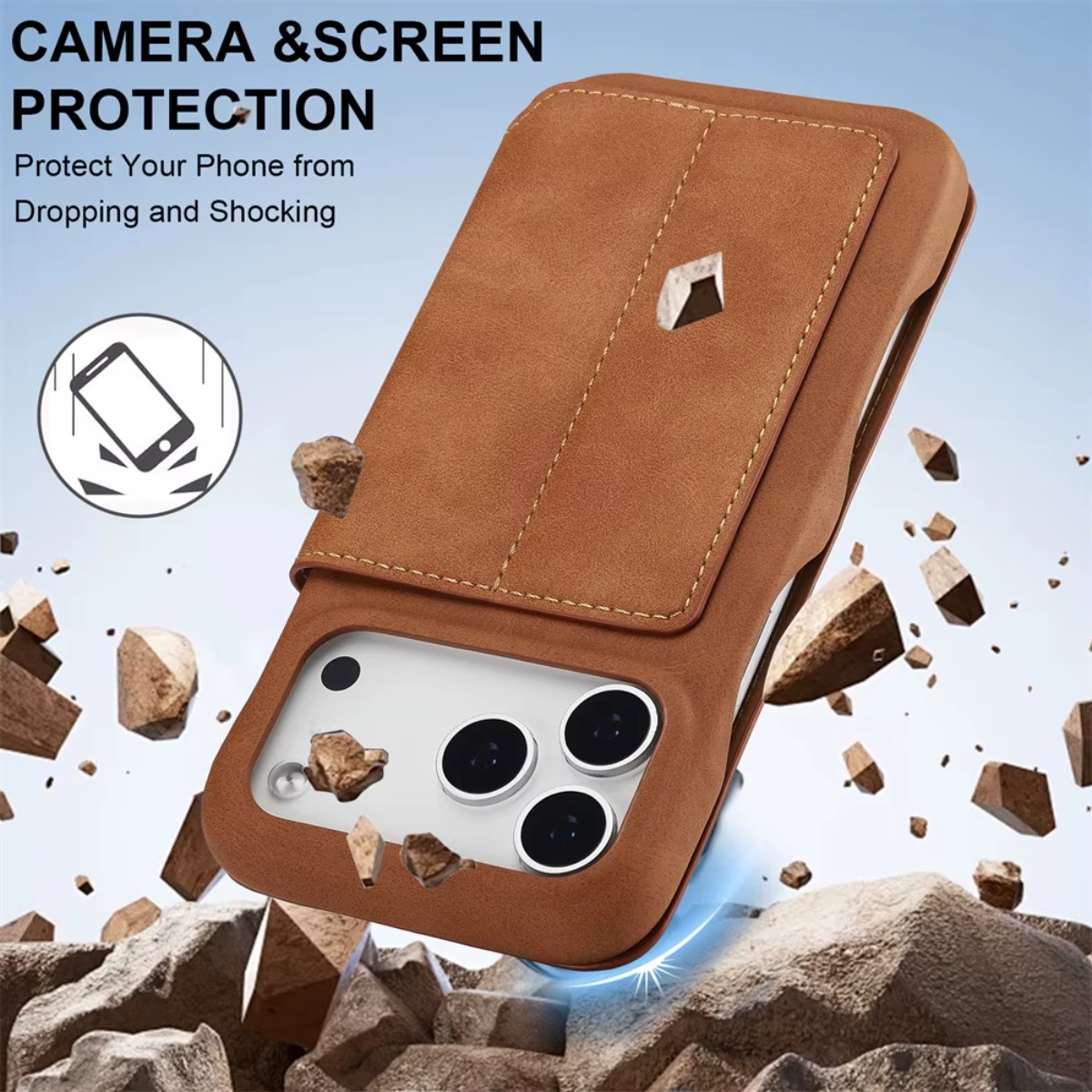 Leather Wallet Magnetic Flip C - Phone Accessories Hippers review and price