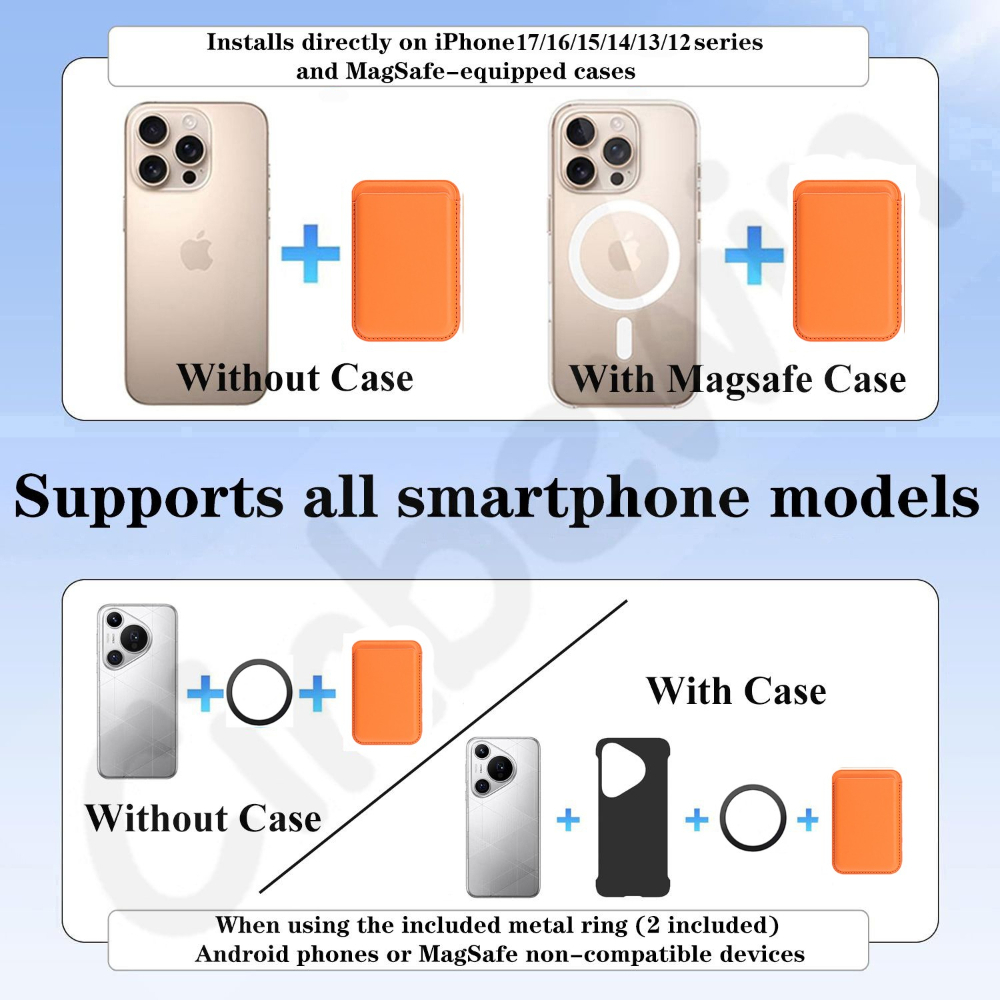 Magnetic Cards Holder Bag For  - Phone Accessories Hippers review and price