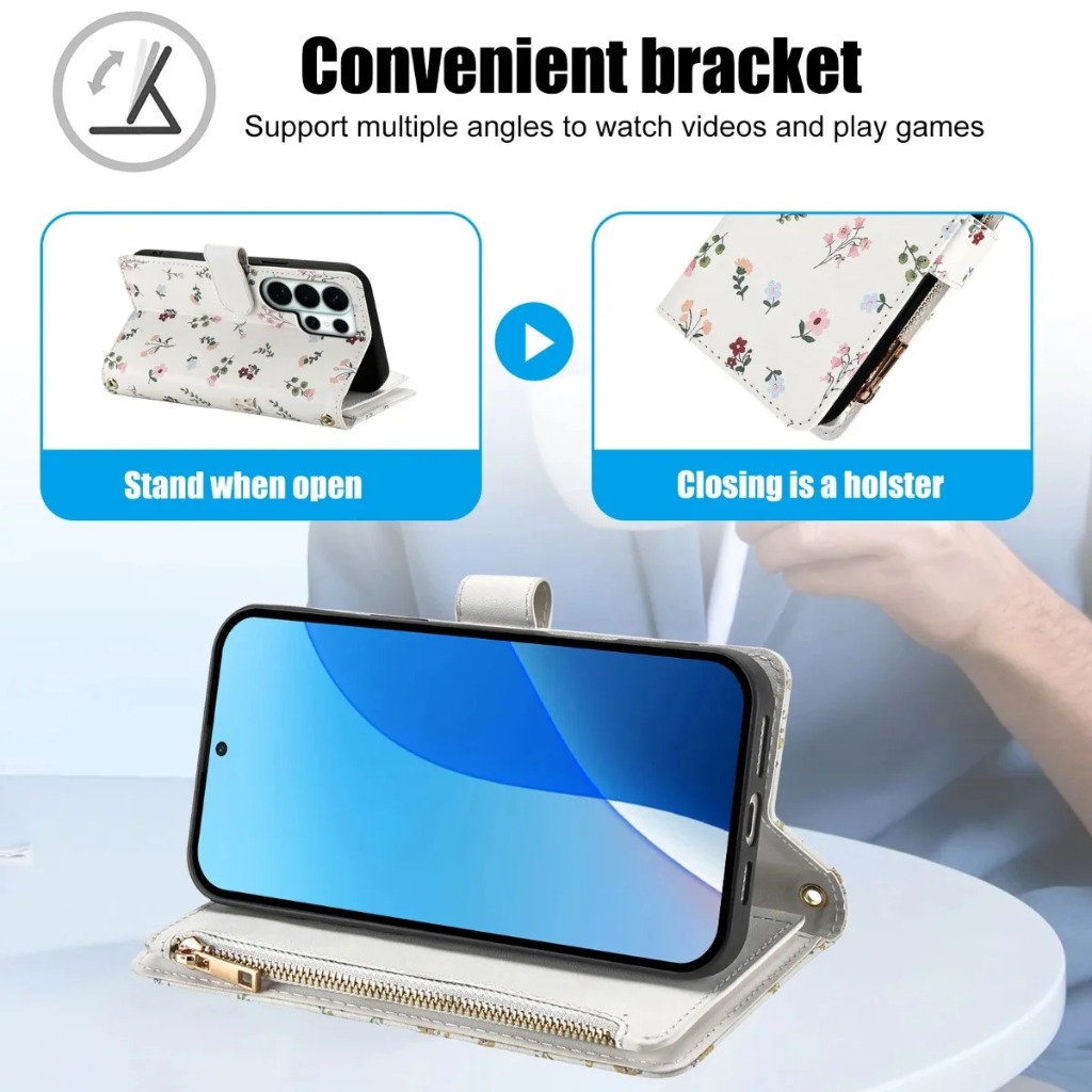Zipper Card Holder Wallet Cros - Phone Accessories Hippers review and price