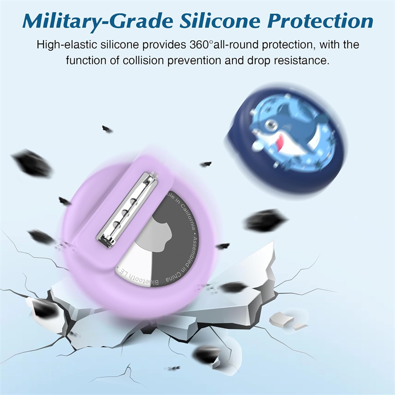 Hidden Silicone Safety Pin Hol - Airtag Holder Case review and price