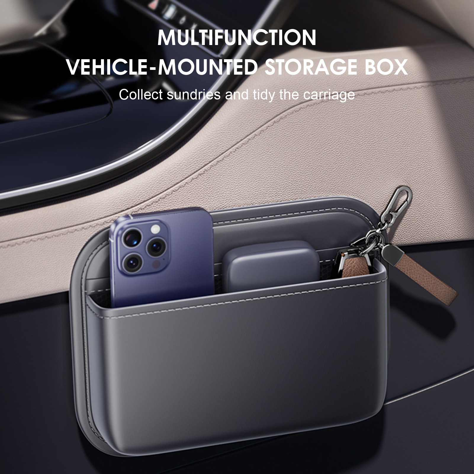 Simple Car Seat Side Pocket Or - Phone Accessories Organizer review and price