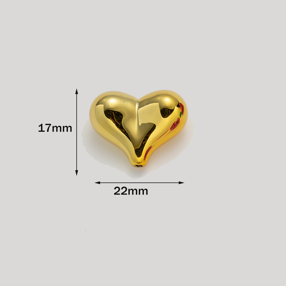 10pcs Colorful Acrylic Heart L - Phone Accessories Diy review and price