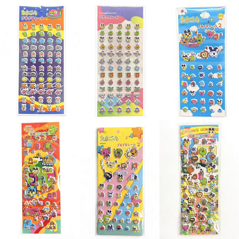6Pcs Tamagotchi Cartoon Bubble - Phone Accessories Diy review and price