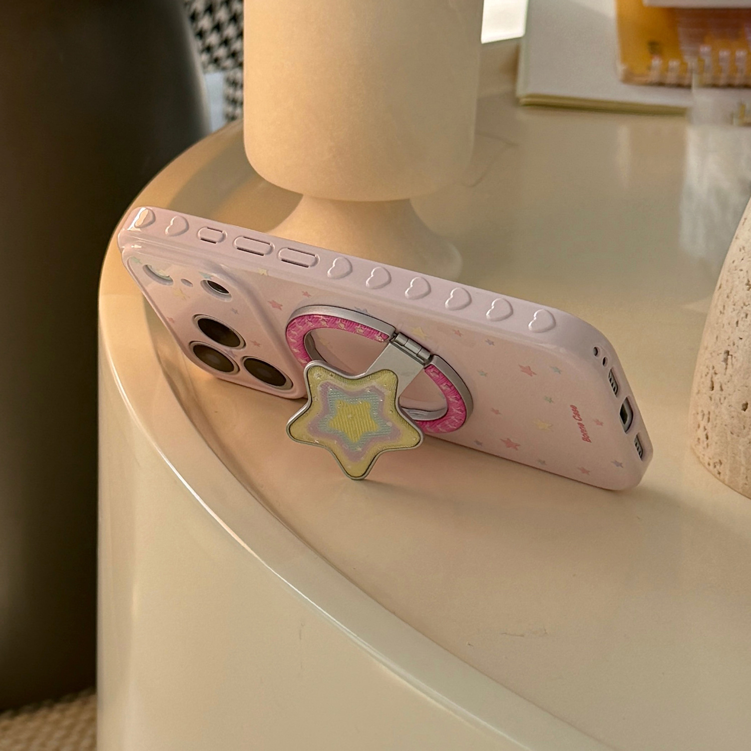 Sweet Star Magnetic Bracket Fi - Phone Accessories Ring Holder review and price