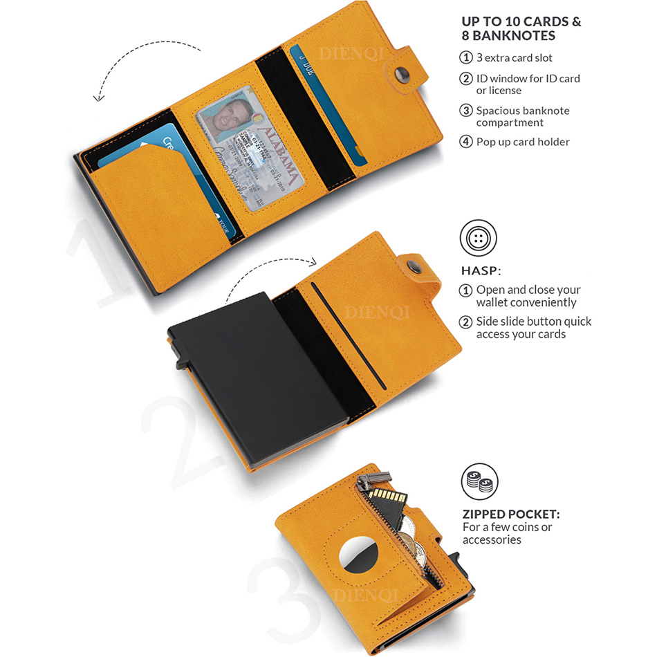 Airtag Wallet Rfid Credit Card - Airtag Holder Case review and price