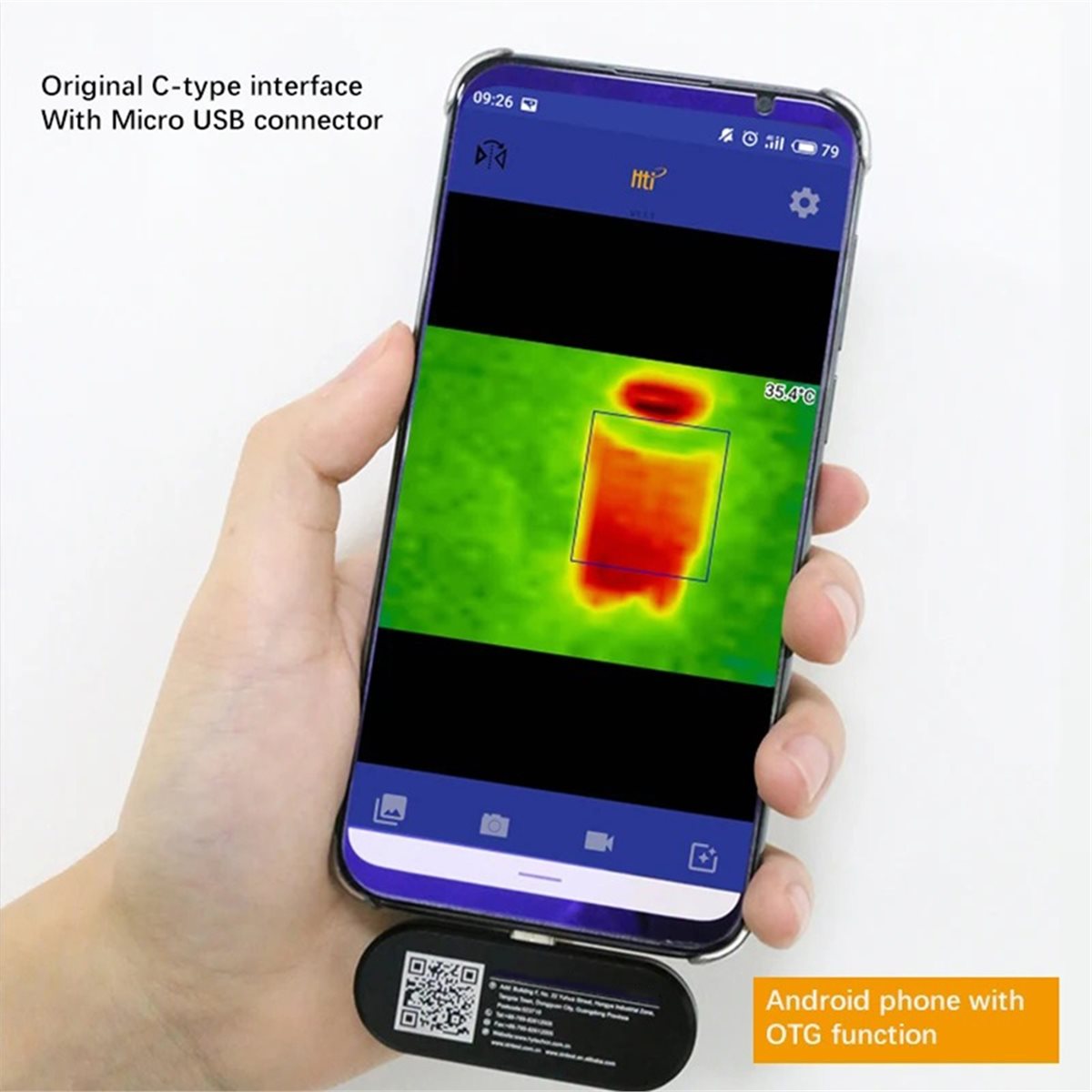 Dynamic Mobile Thermal Camera  - Phone Accessories Images review and price