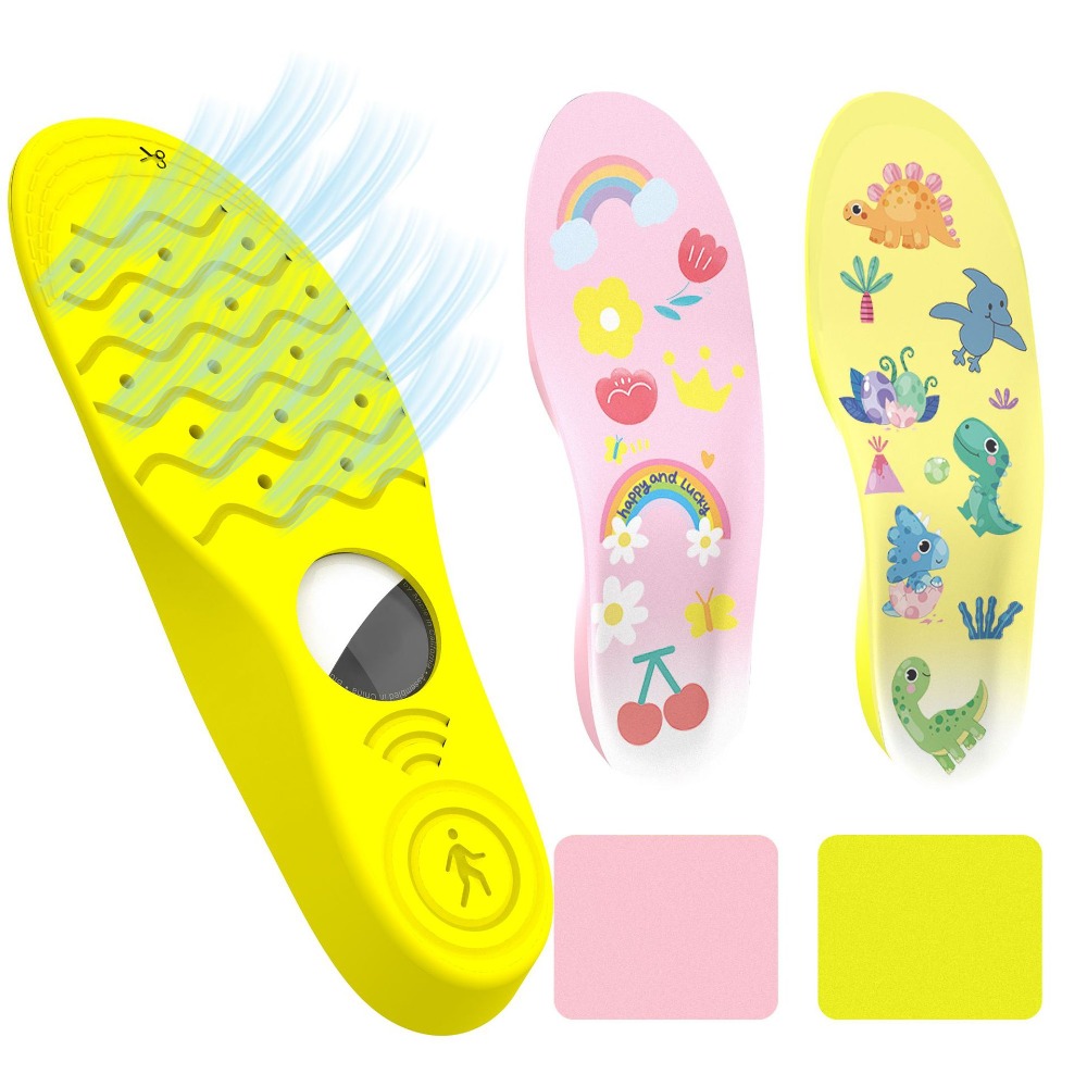 1Pair PU Shoe Insoles 135-230m - Airtag Holder Case review and price